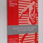 Harry R. Lewis ym. : Elements of the Theory of Computation - pikkukuva 1