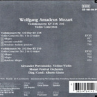 Wolfgang Amadeus Mozart : Kaksi viulukonserttoa - CD - pikkukuva 2