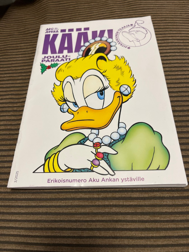 Aku Ankka Kääk! -Jouluparaati, 2025 erikoisnumero