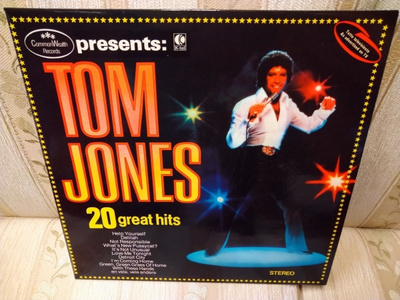 TOM JONES 20 GREAT HITS LP-Levy