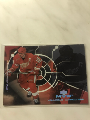 2000-01 UD MVP Valuable Commodities Steve Yzerman #VC5