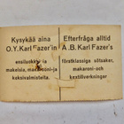 Suklaakortti tms Fazer Lintu Papukaija 3D Moniosainen 1920-l - pikkukuva 3