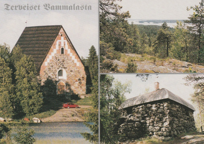 KIRKKOKORTTI - VAMMALA - TYRVÄÄN VANHA KIRKKO - 4