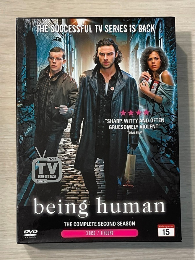 Being human: Kausi 2 (3DVD) BBC:n menestyssarja (UUSI)