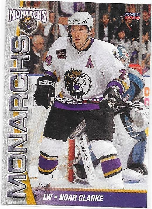 2004-05 Manchester Monarchs #16 Noah Clarke ex Lukko farmi