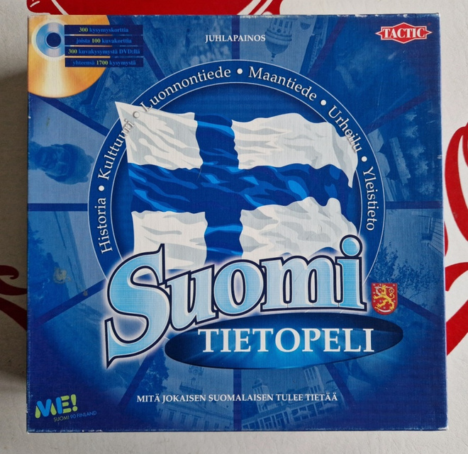 Suomi tietopeli hieno kunto Tactic