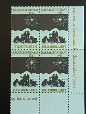 Grönlanti Joulumerkit 1976