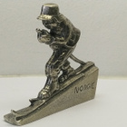 Hiihtäjä figuuri Haugrud pewter Norway - pikkukuva 5
