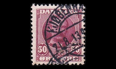 Tanska 58 o Frederik VIII 50 öre (1907)