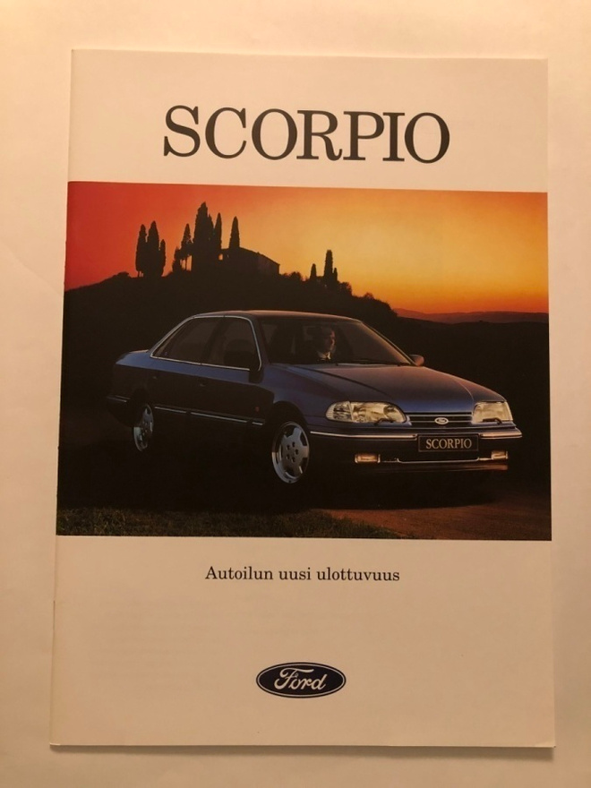 Myyntiesite - Ford Scorpio - 2/1992