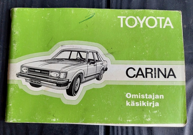 TOYOTA CARINA omistajan käsikirja