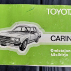 TOYOTA CARINA omistajan käsikirja - pikkukuva 1