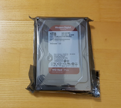 WD Red Plus 1TB -kovalevy (uusi, avaamaton)