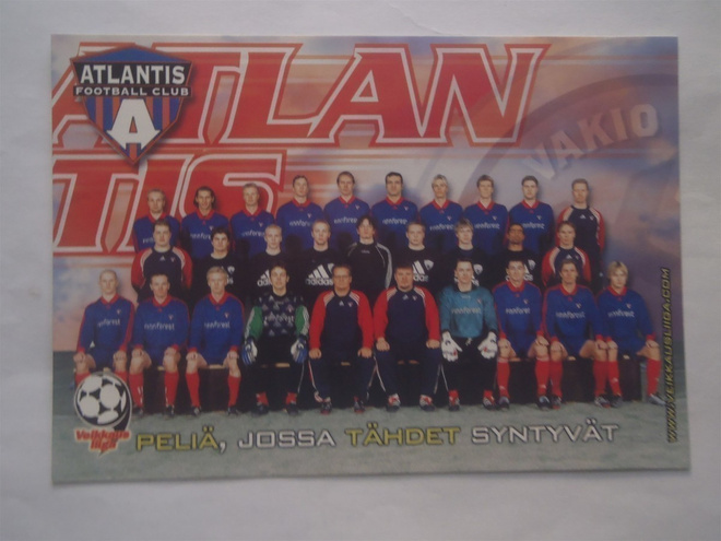ATLANTIS FOOTBALL CLUB Postikortti