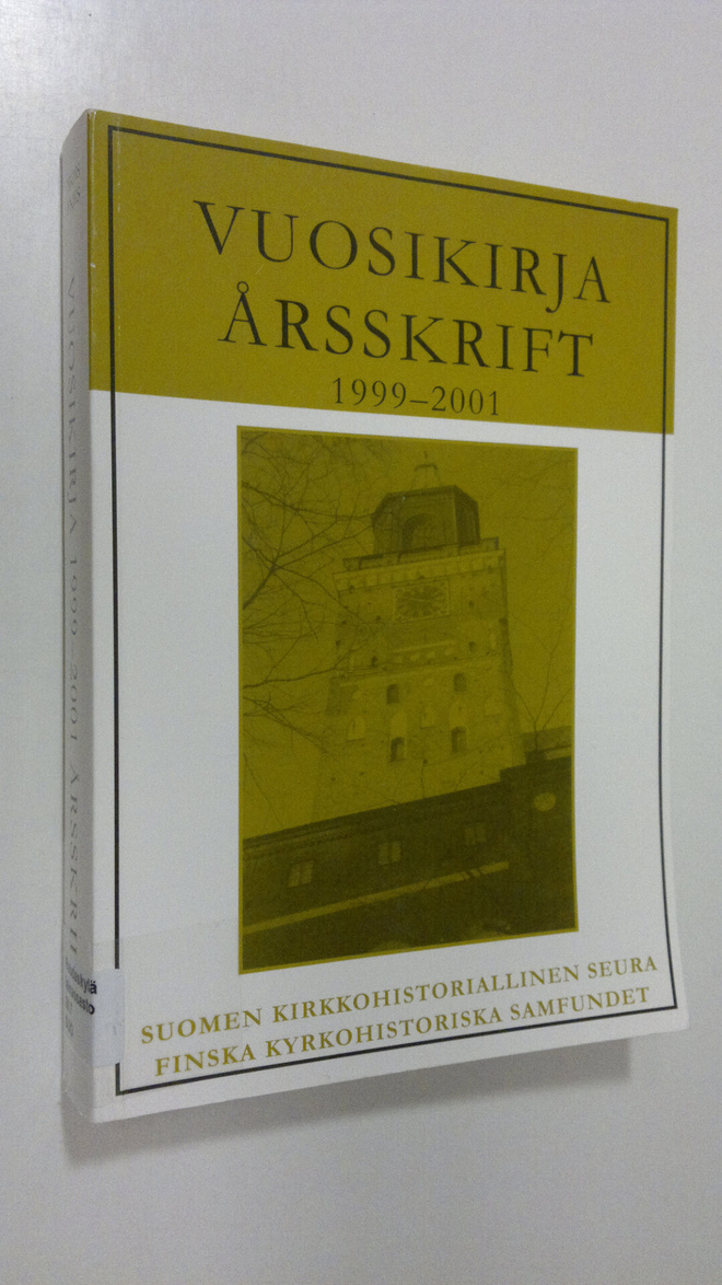 Suomen kirkkohistoriallisen seuran vuosikirja 1999-2001
