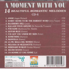 A MOMENT WITH YOU 14 REAUTIFUL ROMANTIC MELODIES - pikkukuva 2