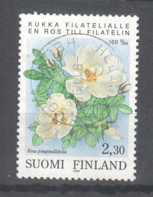 1993 Ruusu filatelialle kaunisleimaisena.