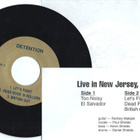 DETENTION - Live in New Jersey 7” EP (USA punk) - pikkukuva 2