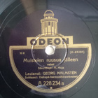 Savikiekko Georg Malmsten - ODEON A 228234 - pikkukuva 1