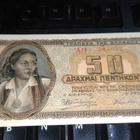 Greece Kreikka 50 Drachma 1943 P121 UNC - pikkukuva 1