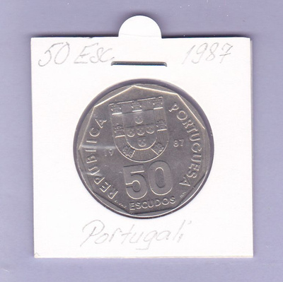 Portugali 50 Escudos v.1987 KM#636
