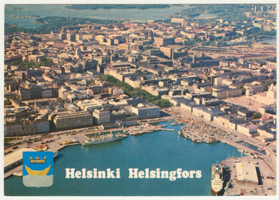 Helsinki ilmakuva + erikoisleima 1979