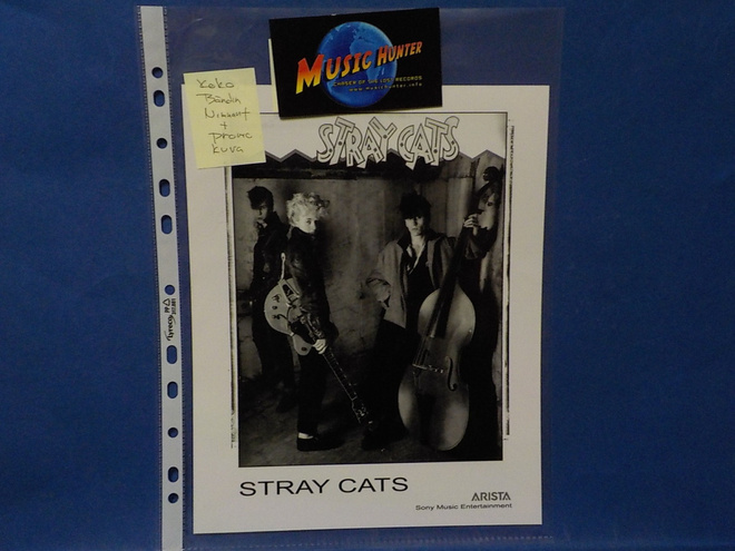 STRAY CATS PROMO KUVA KOKO BÄNDIN NIMMARIT