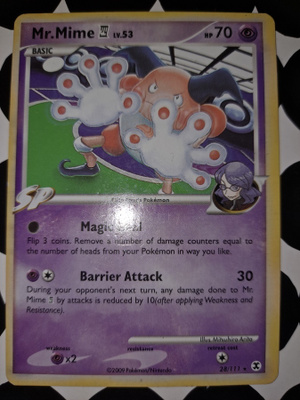 Mr. Mime 28/111 RARE card