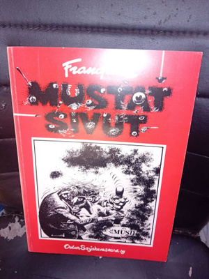 Franquin - MUSTAT SIVUT (1992) Sis.postikulut
