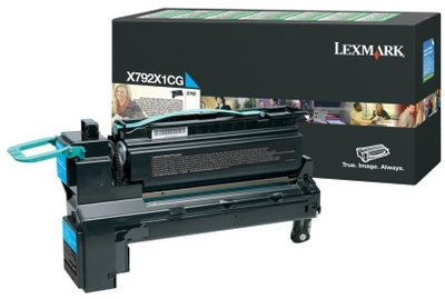 Värikasetti Lexmark X792de series - sininen