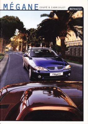 Renault Megane Coupe ja Cabriolet -esite, 1999