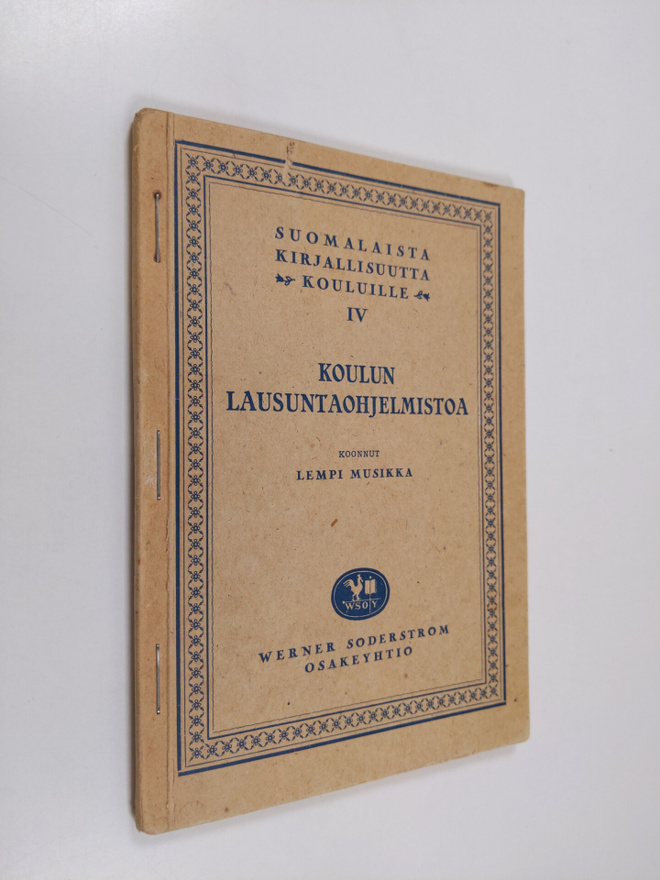 Lempi (koonn.) Musikka : Koulun lausunta-ohjelmistoa