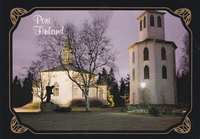 KIRKKOKORTTI - PORI - REPOSAAREN KIRKKO - 1