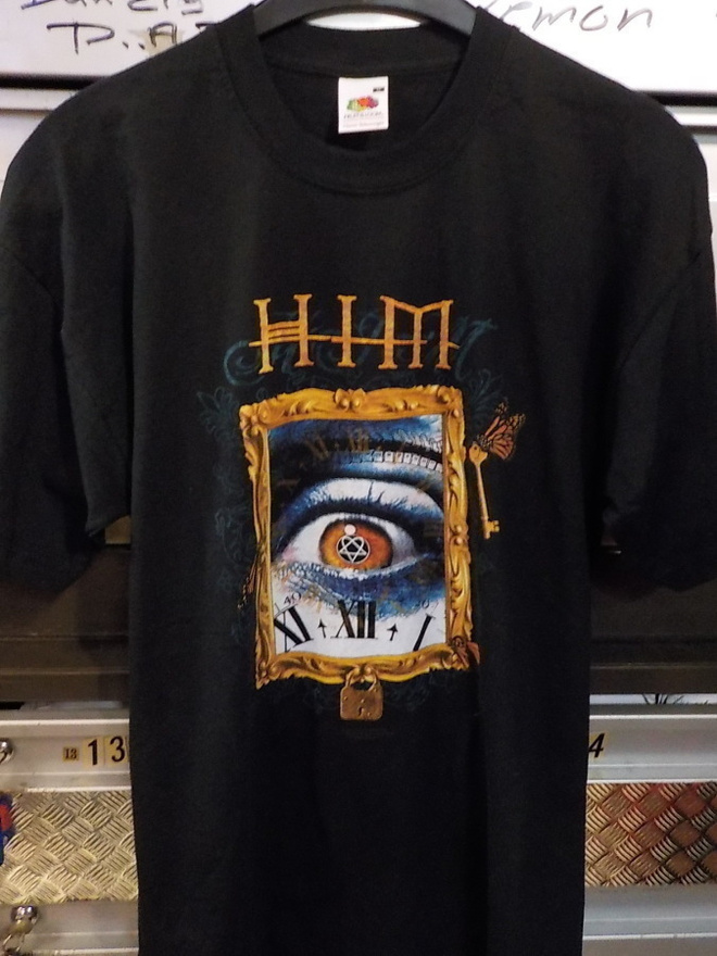 HIM VERY EXTRA RARE T-PAITA KOKO M TAI  L (+)