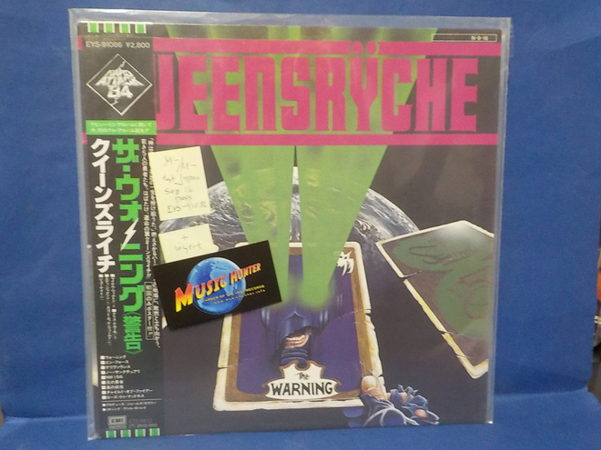 QUEENSRYCHE - THE WARNING M-/M- 1ST JAPAN 84 SEP 16 PRESS LP