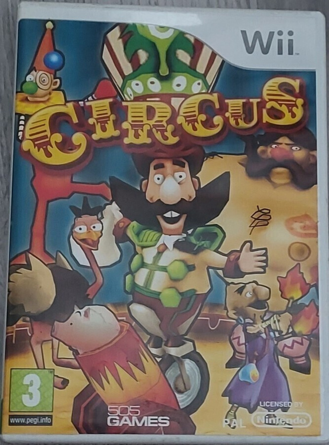 * Circus Wii / Wii U PAL Suomiohjeet Lue Kuvaus