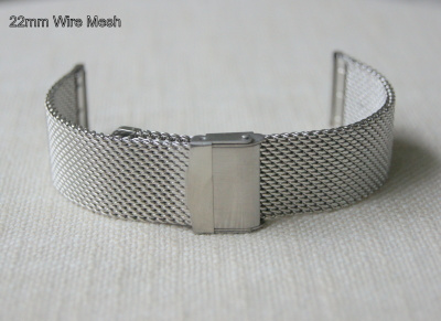 22mm Wire Mesh rannekellon teräsranneke