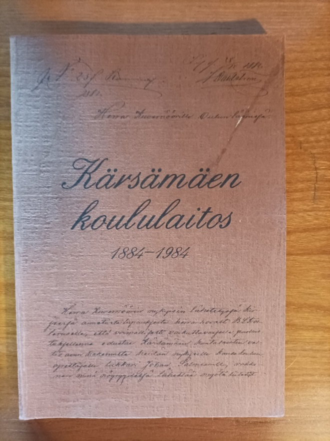Kärsämäen koululaitos 1884-1984