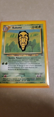 Kakuna #41 Pokemon Neo Discovery card