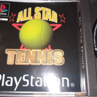 Sony PS1 All Star Tennis videopeli Black Label CIB PAL - pikkukuva 3