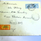 1925 Hki Fridolf Ekberg R sinettikuori Pariisin - pikkukuva 1