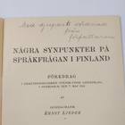 Ernst Linder : Några synpunkter på språkfrågan i Finland ... - pikkukuva 3