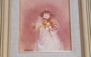 Helena Tönning,  varhainen öljyväri taulu