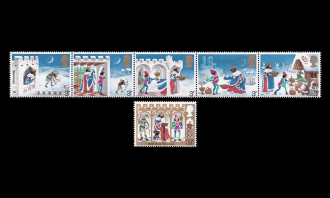 Iso-Britannia 639-44fs ** Joulu (1973)