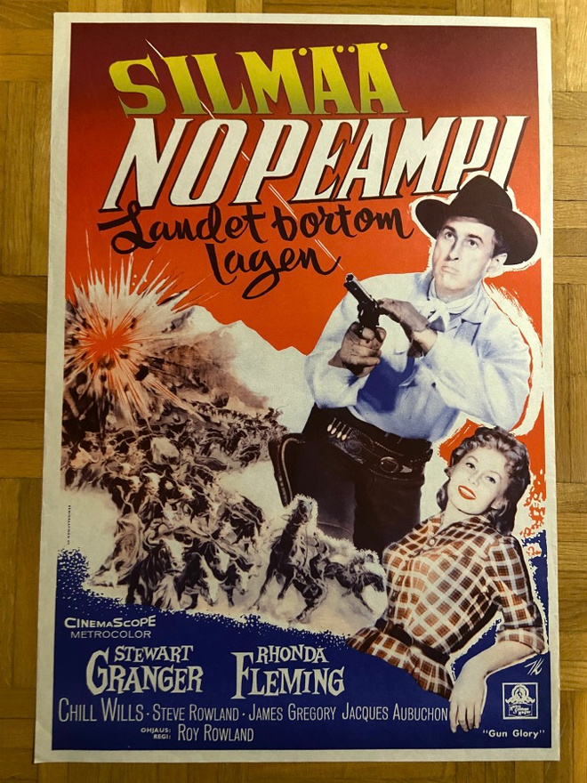 Vanha elokuvajuliste: Silmää nopeampi