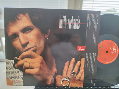 KEITH RICHARDS, Talk is cheap, LP GER -88 UPEA KUNTO !!