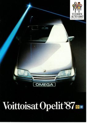 Opel mallisto -esite, 1987
