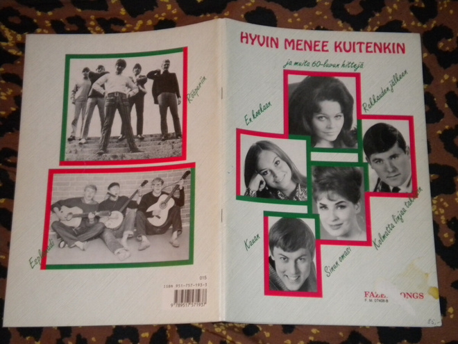 Nuottikirja - Hyvin Menee Kuitenkin,1960-luvun hittejä  1990