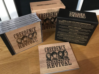 Creedence Clearwater Revival (CCR) 6 CD:n boksi KUIN UUSI!