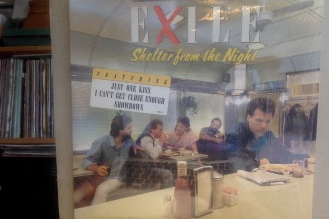 EXILE :: SHELTER FROM THE NIGHT :: VINYYLI  LP    US-1987 !!
